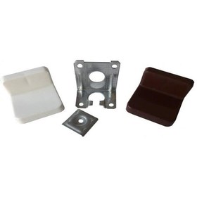 Resim Ennalbur Beyaz Dolap Askı Elemanı L Tipi 