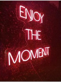 Resim dekoraven Enjoy The Moment Neon Led Tabela, enjoyss 