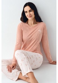 Resim Pierre Cardin Kadın Pembe Pijama Takımı Pc9061-s-v2 Pembe 