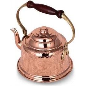 Resim Turna Bakır Maraş Demlik El Dövme Kırmızı Turna1965-1 Bakır 