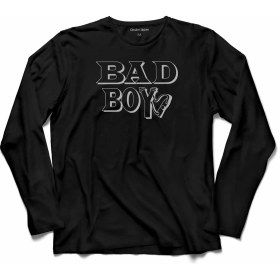 Resim Kendim Seçtim Bad Boy Sapan Playboy Kötü Haylaz Çocuk Uzun Kollu Tişört Baskılı Çocuk T-Shirt 