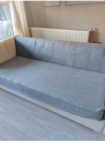 Resim Koltuk Örtüsü Kaymaz 170x210 Gofreli Koyu Gri 
