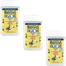 Resim Le Petit Marseillais Vanilya Sütü Duş Jeli 250 ml 3 ADET 