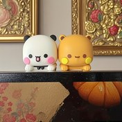 Resim Sevimli Yier Bubu Dudu Cep Telefon Süsü Karakter Ayı Bebek Sevimli Panda Mini Ekran Aksesuarı, Sevgililer Günü, Anneler Günü ve Mezuniyet Partisi için Çiftlere Uygun Hediye 
