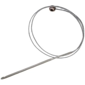 Resim Misinalı Çelik Stoplu Tığ Şiş 4,5 Numara 60 Cm 