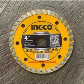 Resim İngco 100mm Elmas Testere Kanal Açma Elması Beton Seramik Granit Kesici 16mm 