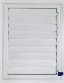 Resim Alüminyum Beyaz Banyo Wc Havalandırma Panjuru 