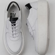 Resim Bueno Shoes Beyaz Siyah Deri Kadın Sneakers 01wv5501 