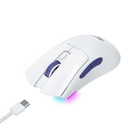Resim Havit Gamenote MS966WB Kablolu/Kablosuz RGB Beyaz Oyuncu Mouse 
