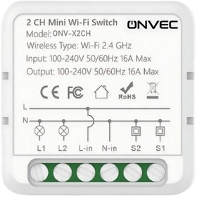 Resim ONVEC AKILLI İKİLİ ANAHTAR SWITCH 
