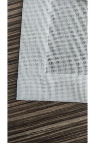 Resim Etuval Linen 3 Parça Yatak Odası Takımı Düz Gizli Dikiş Oda Takımı Beyaz 