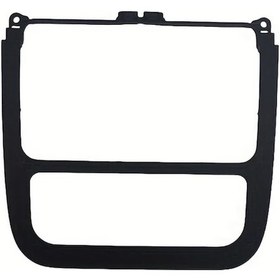 Resim Topnotch 1 Parça Volkswagen Jetta Golf Mk5 Mk6 2011 Oto Radyo Çerçeve Trimi Klima Kontrollü Siyah Kapak 