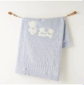 Resim Andywawa Ac26341 Triko Battaniye 85x100 Blue Melange Çok Renkli Melange 