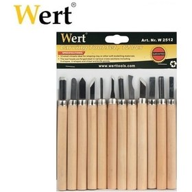 Resim Wert 2512 Ahşap Oyma Seti 12 Prç. 