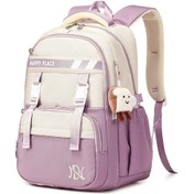 Resim Wezone Kadınlar İçin Su Geçirmez Çiçek Desenli Hafif Laptop Çantası - Omuz Ağrısını Azaltan Yan Cepleriyle Çok Renkli 