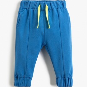 Resim Erkek Bebek Basic Jogger Eşofman Altı Beli Bağlamalı Cepli 