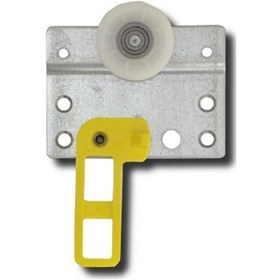 Resim Sürgülü Gardırop Iç Kapak Üst Pimli Teker Sarı Hettich 10039 