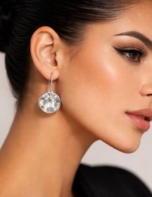 Resim Majesty Çivi Küpe, Gümüş, Zirkon Taşlı 