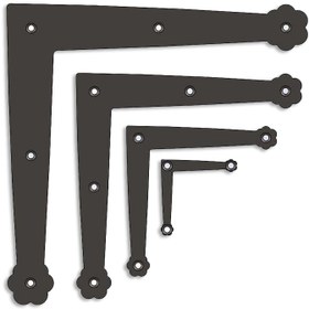 Resim Ermo Germiyan Köşe Gönye No:1 Siyah 