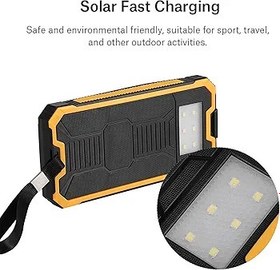 Resim ciciglow Güç Bankası Seti, 20000mAh Hızlı Şarj Çift USB Polar Mobil Güç Bankası Kılıfı DIY Kiti, Taşınabilir Su Geçirmez Mobil Güç Bankası Kılıfı (sarı) 