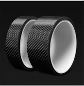 Resim Topnotch 2 Parça 5d Karbon Fiber Reflektif Araç Kapışı Ve Ayna Koruma Filmi Yüksek Parlaklık Çizilmeye Dayanıklı 
