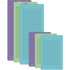 Resim Joy Machine için Kesme Matı 1 adet / 3 adet / 6 adet - Boyutlar: 11.43 x 16.51 cm / 11.43x30.48 cm, Yapışkan Kaymaz Esnek Kare Izgara Kesme Mat Seti, Vinil, El İşleri, Dikiş ve Yorgan İçin Uygun 