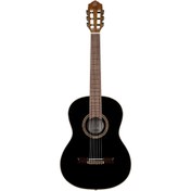 Resim Ortega Pro Series Elektro Klasik Gitar (Siyah) 