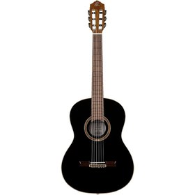 Resim Ortega Pro Series Elektro Klasik Gitar (Siyah) 