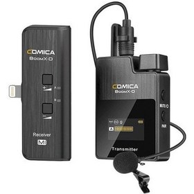 Resim Comica Boomx-d Mı1 Apple Uyumlu iOS Tekli Yaka Röportaj Mikrofonu Apple Uyumlu iPhone İçin 