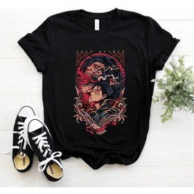 Resim Snapbuy Japon Anime Titan T-shirt Unisex Kawaii Saldırı Grafik Tişört Harajuku Yaz Üstlerimavi Mavi 