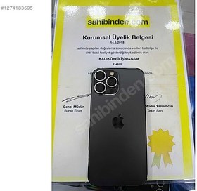 Resim Apple iPhone 13 Pro Max İkinci El TR | 128 GB | Gri 