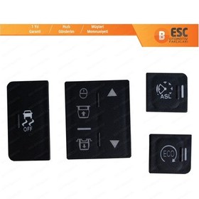 Resim Range Rover Sport L494 Makyajsız için Konsol Düğme Kapağı Eco Lu N11.14078 