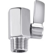 Resim Ulzyvf Duş Başlığı Kapatma Vanası, 304 Paslanmaz Çelik Mini Küresel Vana Npt Dişli 1/2 İnç Erkek X 1/2 İnç Kadın, 1 Paket, Kullanışlı Tasarım 