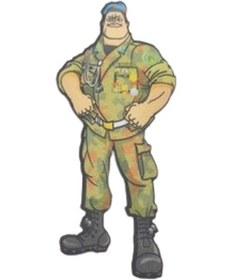 Resim Asker Logolu Arma Yama Patch (1 Adet) Çok Renkli 