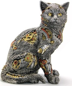 Resim River World Seri B Figürü Kedi Steampunk Polyester 