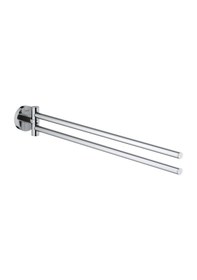 Resim Start İkili Uzun Havluluk, 439 Mm, Duş, Banyo Aksesuarları, Krom, 41183000 Siyah 