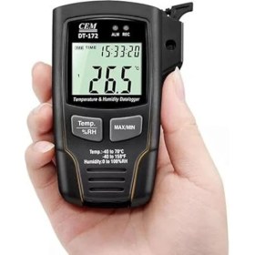 Resim DT-172 Sıcaklık ve Nem Kayıt Cihazı 