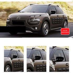 Resim Citroen Cactus Batman Yarasa Ayna Kapağı Piano Black 2017-2021 