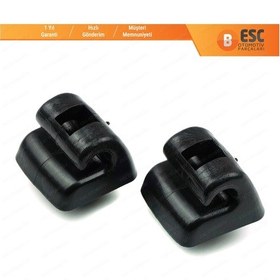 Resim Mercedes E Sınıfı için 2 Adet Sunvisor Güneşlik Klipsi Siyah N11.9570 