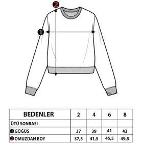 Resim Toontoy Kids Toontoy Kız Çocuk Nakışlı Peluş Sweatshirt Bej 