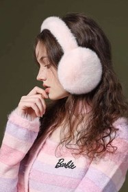 Resim Trend Peluş Kulaklık Katlanır Model Soğuk Koruyucu Peluş Kalın Kışlık Soft Kulaklık Pembe 