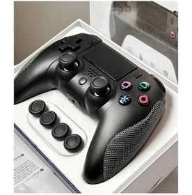 Resim Kablosuz Gamepad Ps4-ps3-pc-mobil Uyumlu Type-c Şarjlı Gecikmesiz Profesyonel Oyun Kolu Joystick 