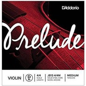 Resim D'Addario J813 4/4M Prelude D Keman Teli (Re) 