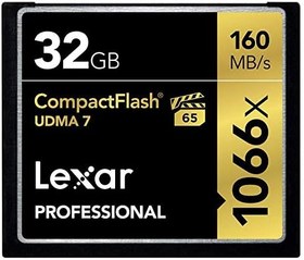 Resim Lexar Professional 32GB 1066x Speed 160MB/s CompactFlash Bellek Kartı 