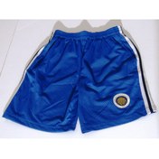 Resim mAddog Unisex Mavi Ankara Üniversitesi Logolu Delikli Spor Şort 