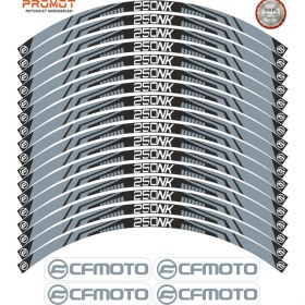 Resim Rebon Moto Design Motosiklet Jant Şeridi Cf Moto Nk 250 4 