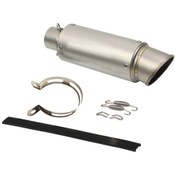 Resim Ximistore9 51mm Evrensel Motosiklet Egzoz Susturucu - Paslanmaz Çelik - Scooter Ve Dirt Bike Uyumlu 