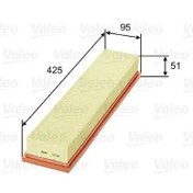 Resim Renault Clio 3 Hava Filtresi 1.4 2006-2010 Valeo 585080 