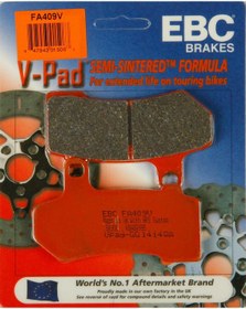 Resim Ebc Fa409V 2011-2022 Harley-Davidson Road Glide Ultra Arka Fren Balatası Ebc Yarı Sinterli Balata EBC FA409V Harley-Davidson Road Glide Ultra Arka Fren Balatası 2011-2022