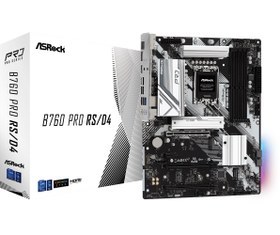 Resim ASRock B760 PRO RS/D4 5333mhz(OC) RGB M.2 1700p mATX Anakart 